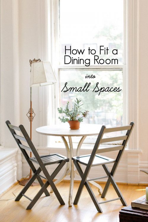 Get Creative With Small Dining Spaces, Apartment Dining Room Table Sets